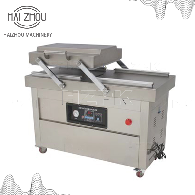 Food Vacuum Sealer Machine - เครื่องซีลสูญญากาศแบบสองห้อง HAIZHOU - เครื่องอเนกประสงค์เพื่อการถนอมอาหารอย่างมีประสิทธิภาพ รุ่น DZ-5002SB