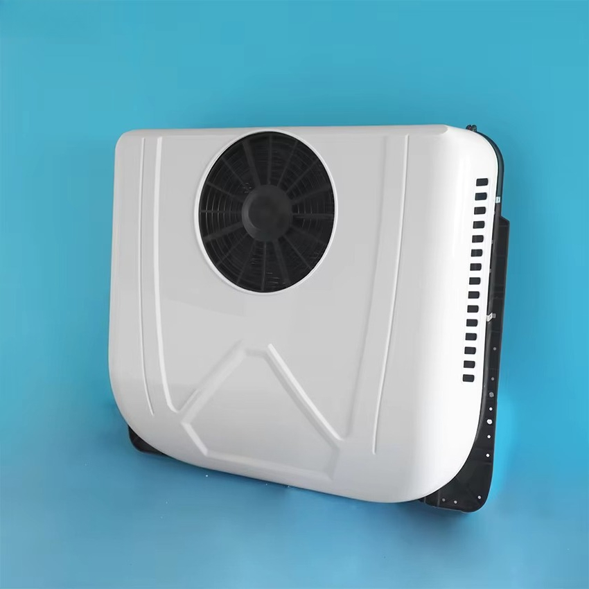 Air Conditioners - แอร์ติดหลังคาแบบพัดลมคู่เป่าลมอัตโนมัติ 12v สำหรับรถตู้ รถบรรทุก ห้องโดยสาร