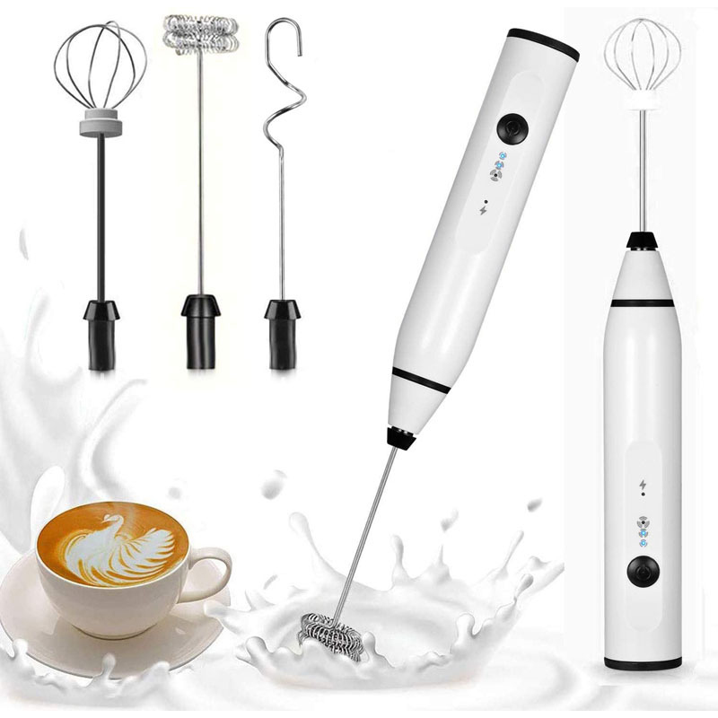 Portable Blender Usb Rechargeable - มินิไฟฟ้ามือถือ Frother นมเครื่องปั่นไฟฟ้า USB ไฟฟ้า Maker