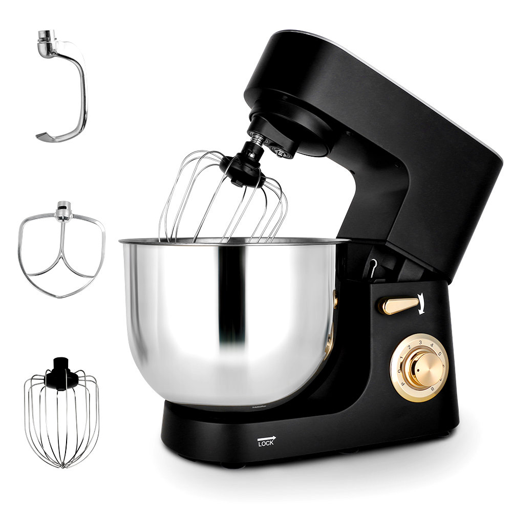 Kitchen Appliances - เครื่องผสมอาหารแบบตั้งโต๊ะสำหรับใช้ในครัวเรือน กำลังสูง 1800 วัตต์ ความจุ 8
