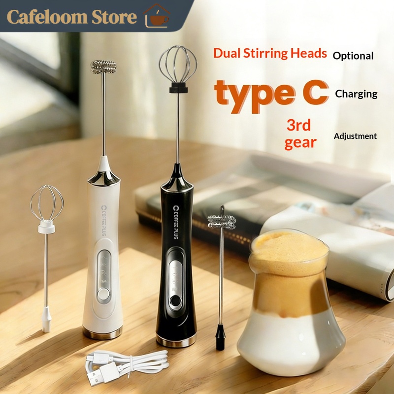 เครื่องตีฟองนมไฟฟ้าแบบพกพา Cof - Electric Milk Frother Handheld บทวิจารณ์และราคา