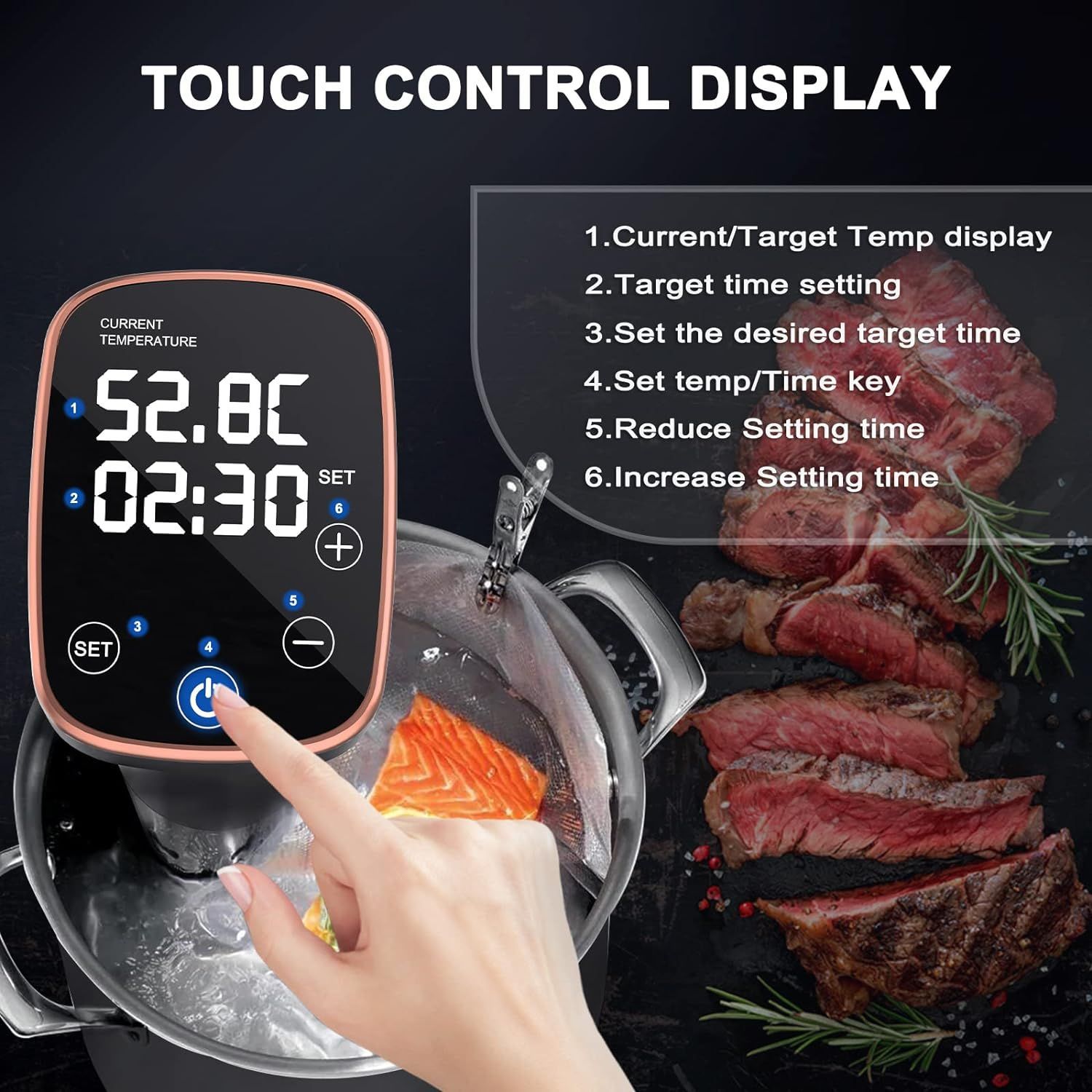 FP01 เครื่องทำอาหารสเต็กแบบซูว - Kitchen Appliances บทวิจารณ์และราคา