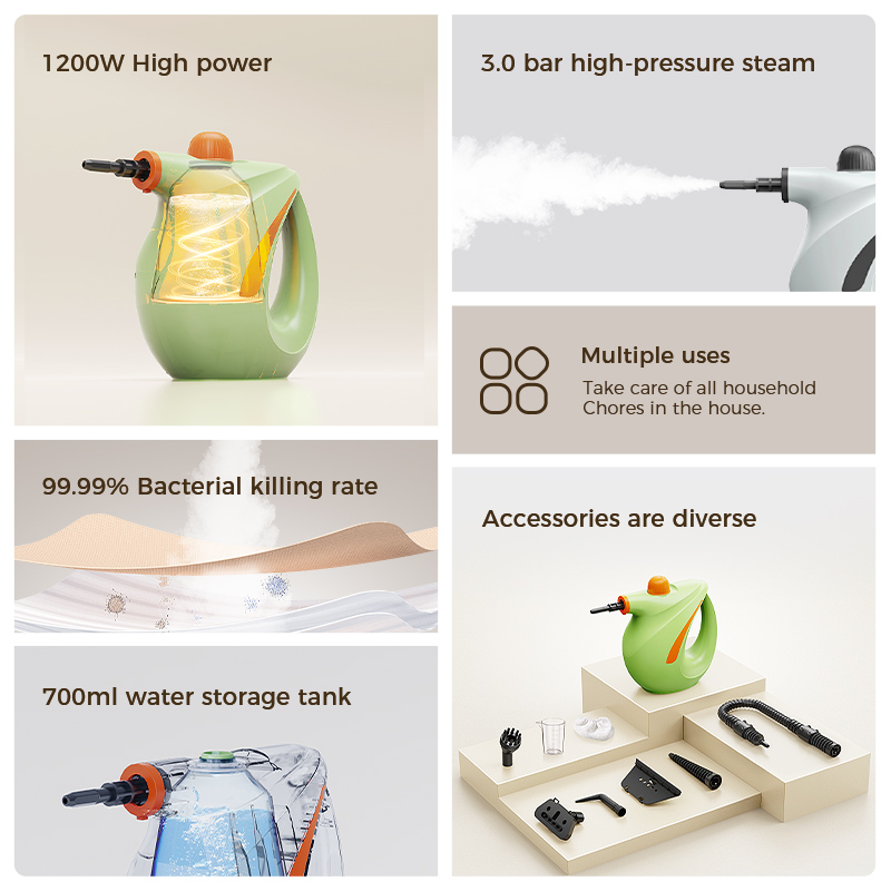 เครื่องทำความสะอาดไอน้ำขายดี 1 - Home Appliances บทวิจารณ์และราคา