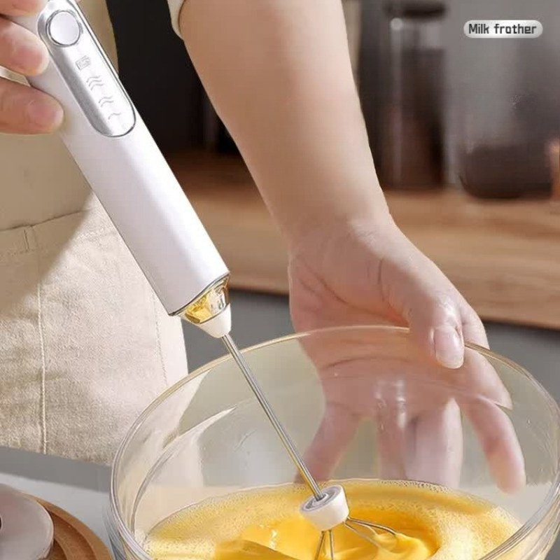 เครื่องตีฟองนมไฟฟ้าแบบมือถือ ห - Electric Milk Frother Handheld บทวิจารณ์และราคา