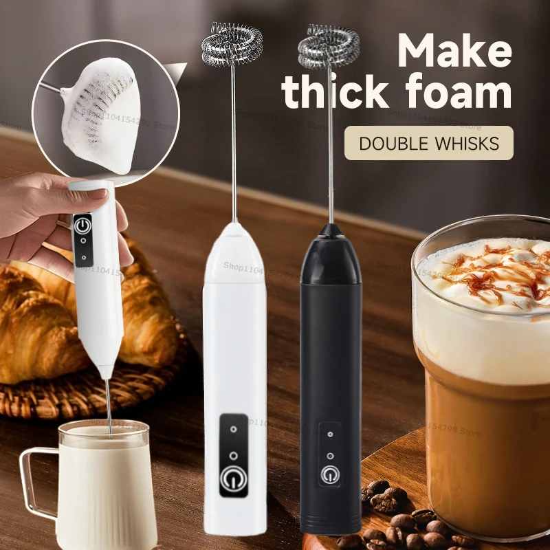 เครื่องตีฟองนมไร้สาย เครื่องปั - Electric Milk Frother Handheld บทวิจารณ์และราคา