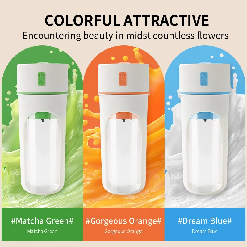 เครื่องคั้นน้ําผลไม้ไฟฟ้ามัลติ - Portable Blender Usb Rechargeable บทวิจารณ์และราคา