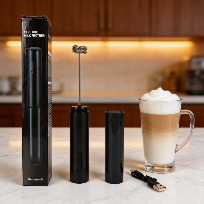 เครื่องตีฟองนมไฟฟ้าแบบพกพา เคร - Portable Blender Usb Rechargeable บทวิจารณ์และราคา