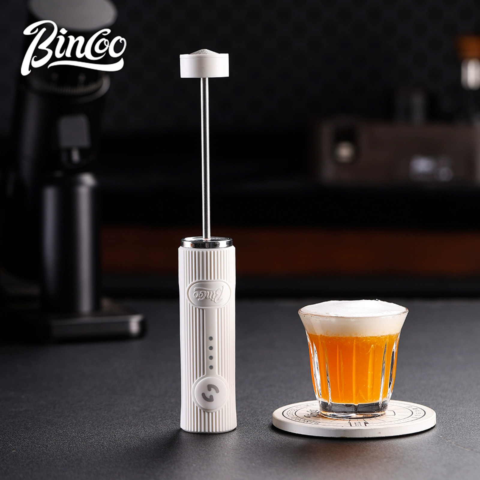Bincoo ใหม่นม Foamer กาแฟปัด M - Electric Milk Frother Handheld บทวิจารณ์และราคา