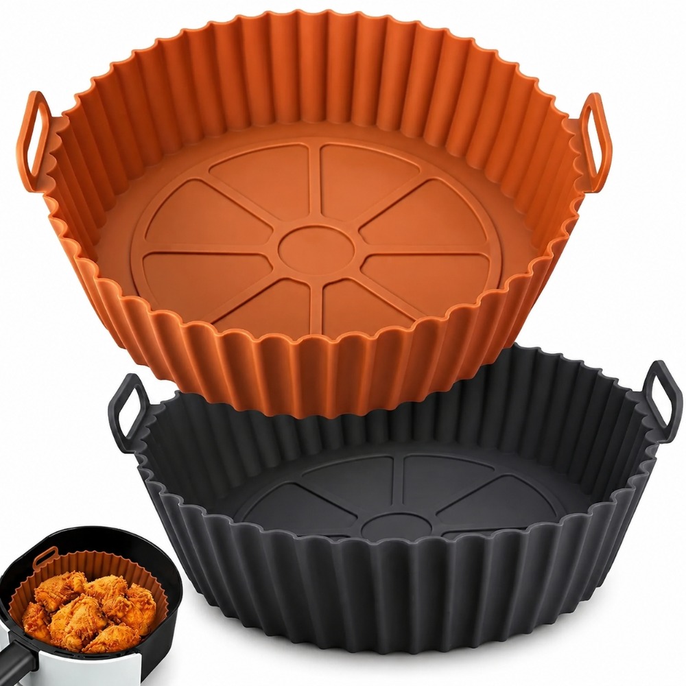 ตะกร้าซิลิโคนสำหรับหม้อทอดไร้น - Air Fryer Silicone Pot Liner บทวิจารณ์และราคา