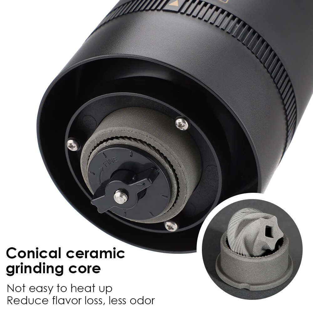 เครื่องบดกาแฟ Type C ที่บดเมล็ - Coffee Bean Grinder Electric บทวิจารณ์และราคา