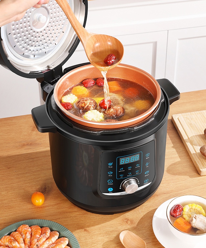 หม้อหุงข้าวไฟฟ้าสเตนเลสสตีล หม - Smart Instant Pressure Cooker บทวิจารณ์และราคา