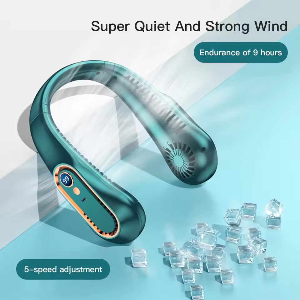 พัดลมคล้องคอ จอแสดงผลดิจิตอล พ - Portable Blender Usb Rechargeable บทวิจารณ์และราคา
