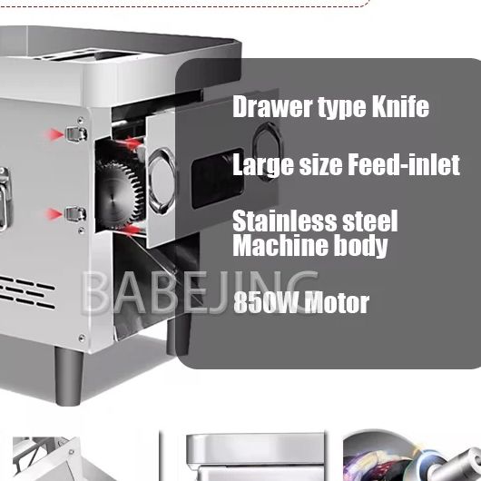 เครื่องตัดเนื้อสแตนเลสอเนกประส - Automatic Meat Slicer Home บทวิจารณ์และราคา